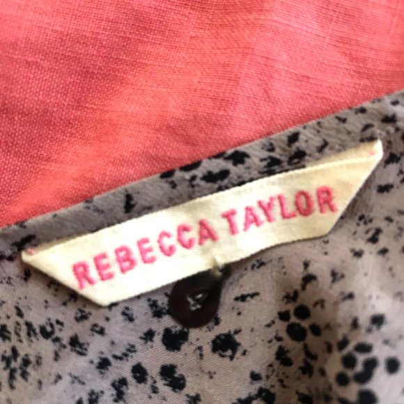 Rebecca Taylor silk tank top size 4 - Picture 5 of 5